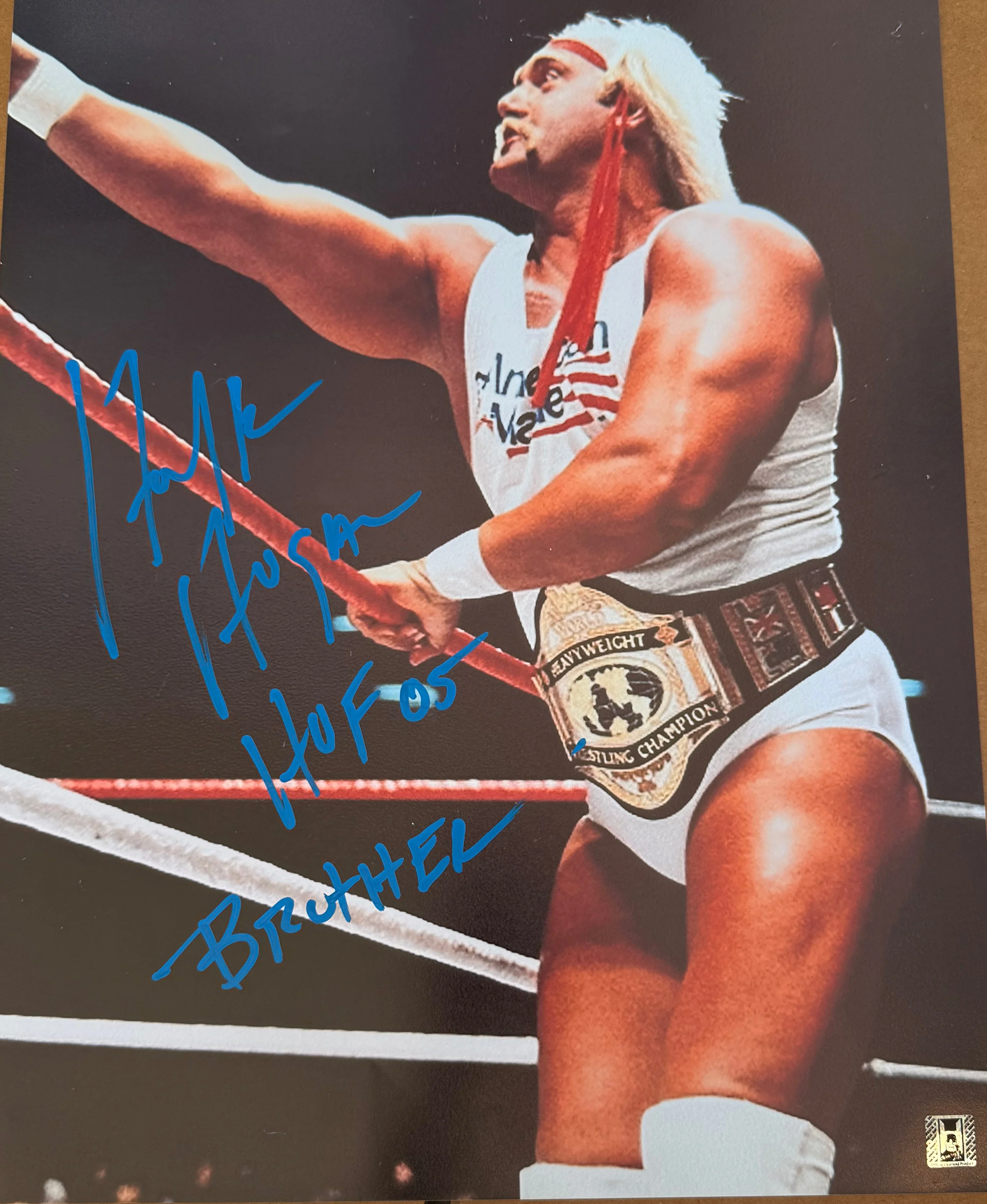 American Made Hulk Hogan Autographed 16x20 Poster - Image 2