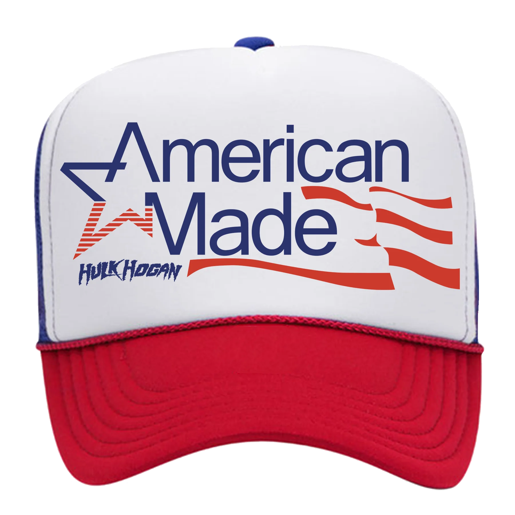 Red/White/Blue American Made Flag Trucker Hat
