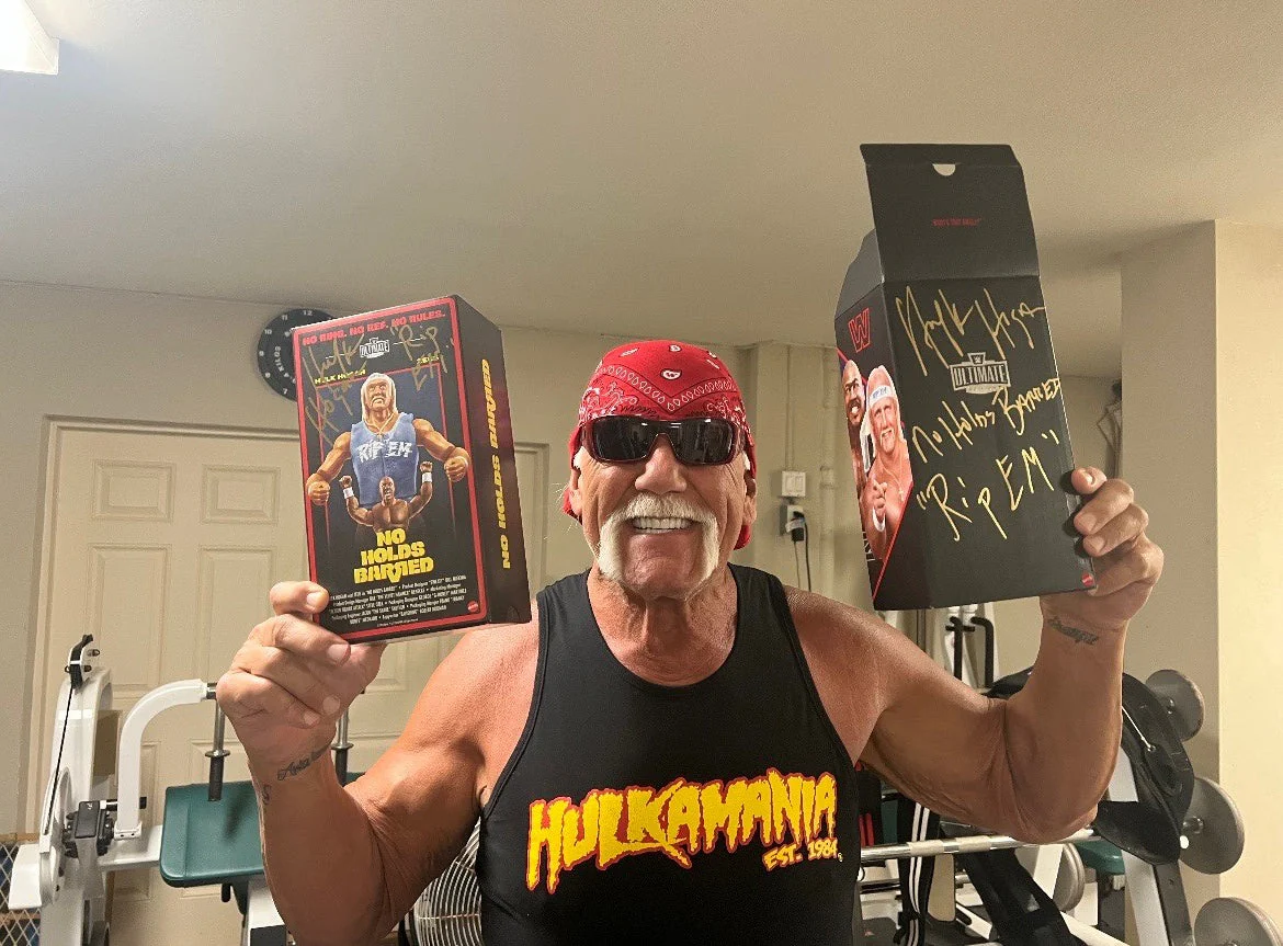 Double Autographed No Holds Barred Figure (Signed on outside and inside box) - Image 2