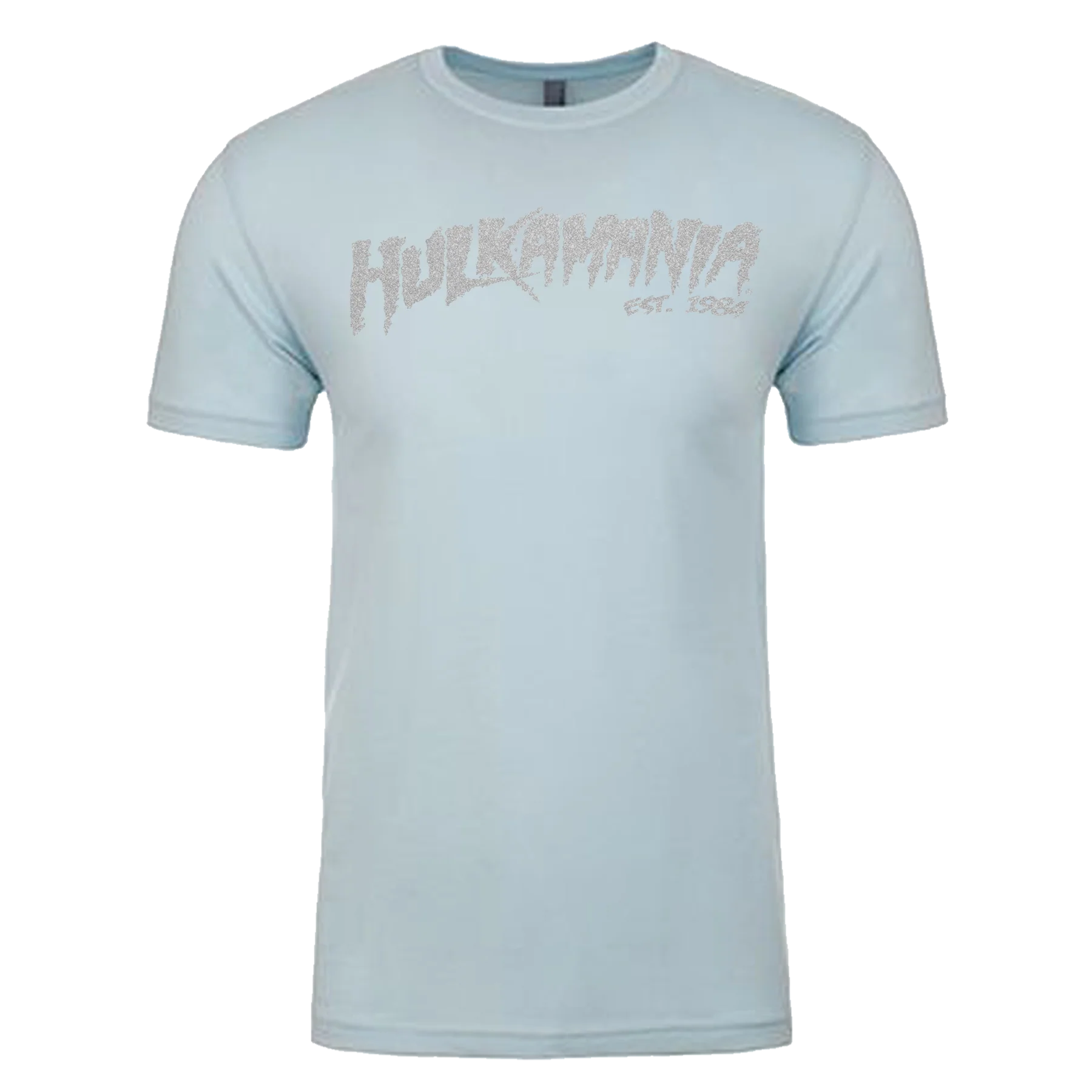 Baby Blue Reflective Hulkamania Adult T-Shirt