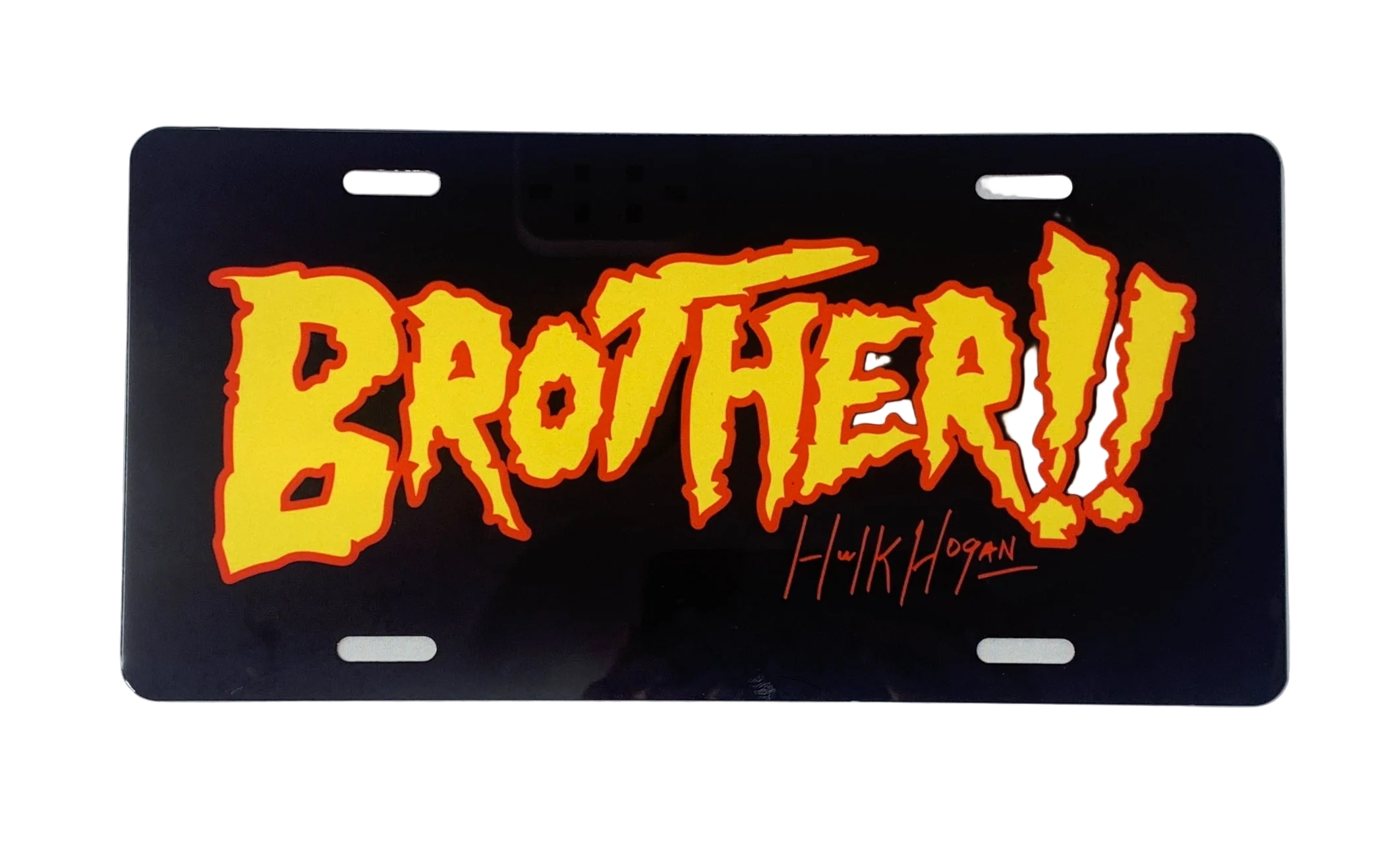 Black Brother License Plate