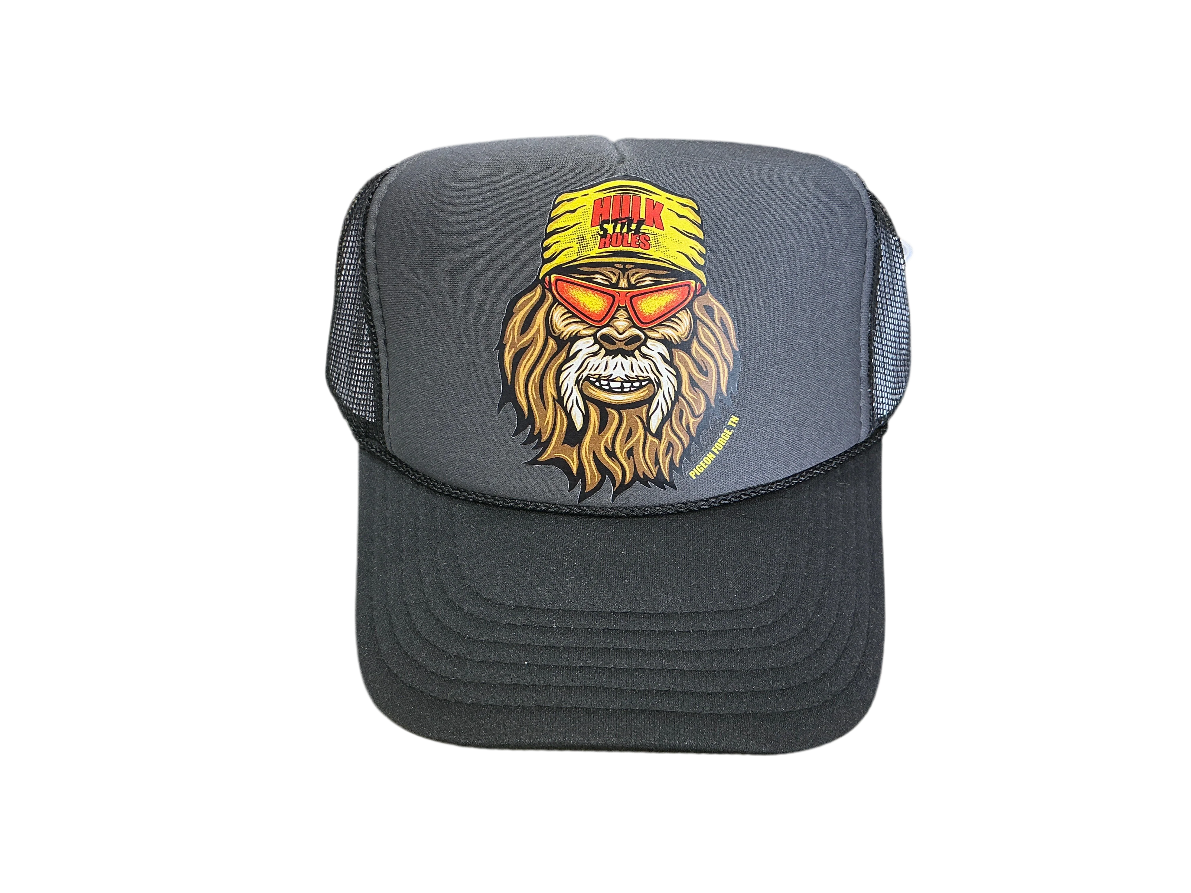 Black/Gray Hulk Still Rules Hulksquatch Trucker Hat