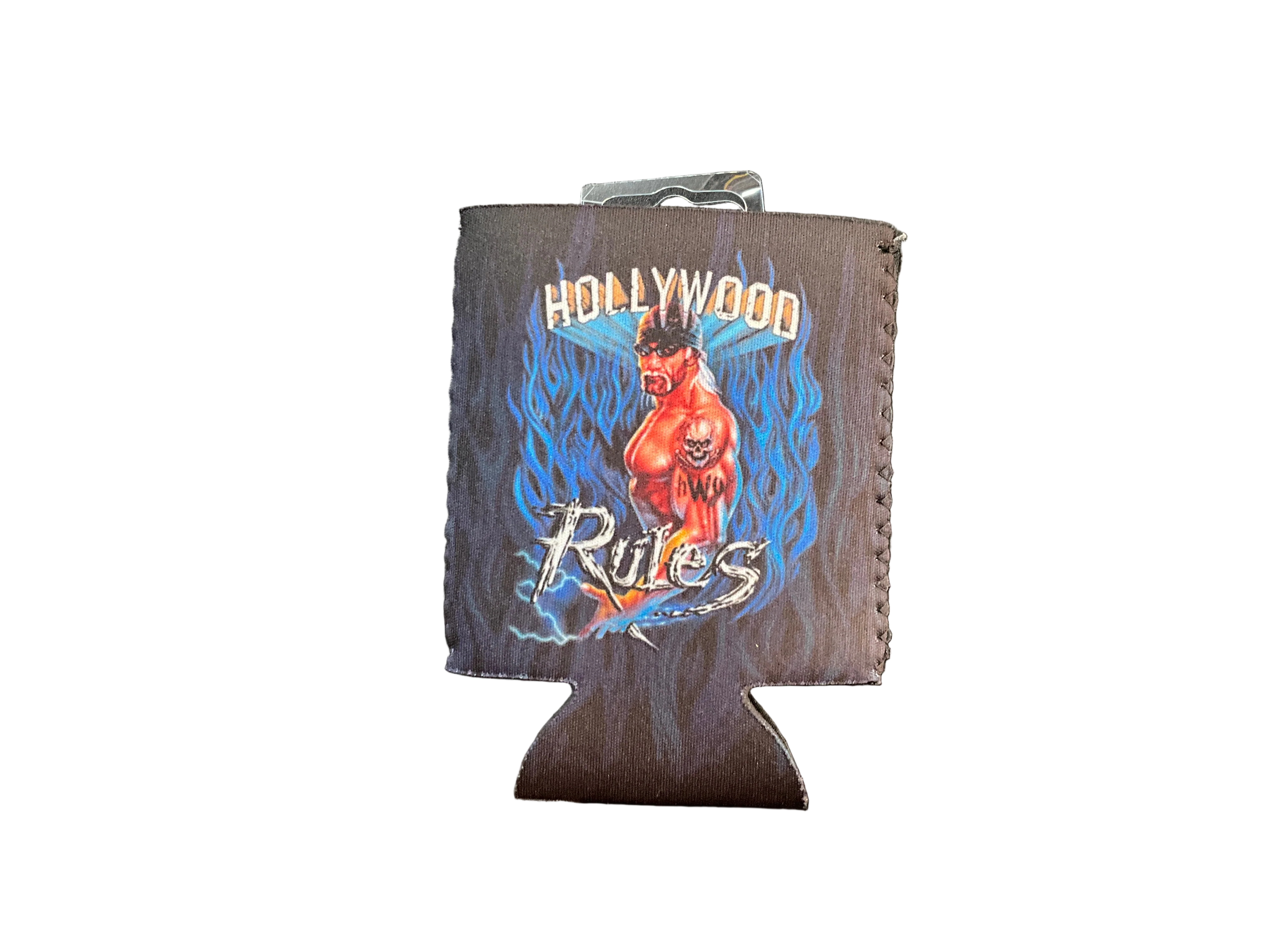 Blue Flame Can Koozie