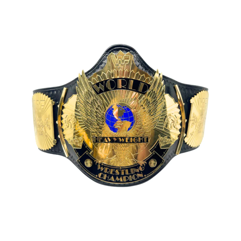 Brass Winged Eagle Replica Title Belt UNSIGNED