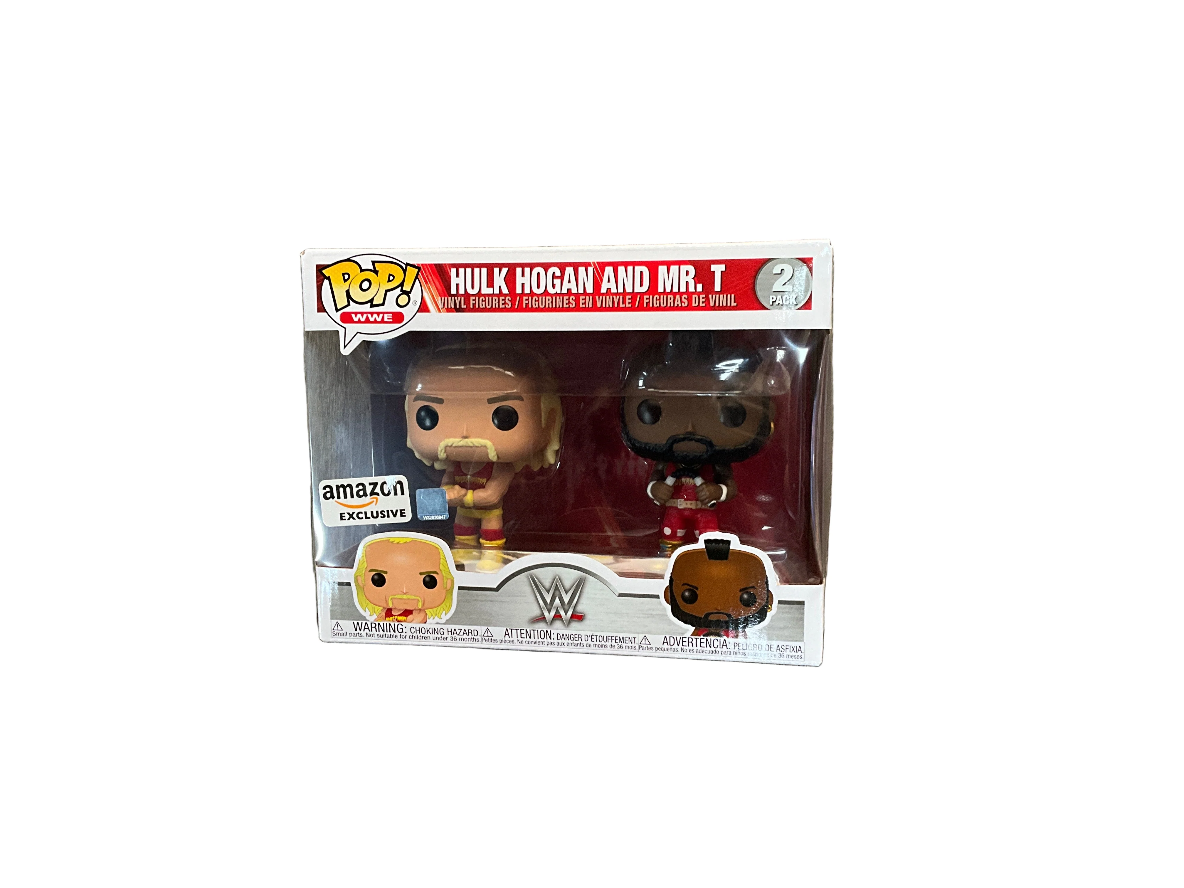 Hulk Hogan and Mr. T Pop! Figure UNSIGNED