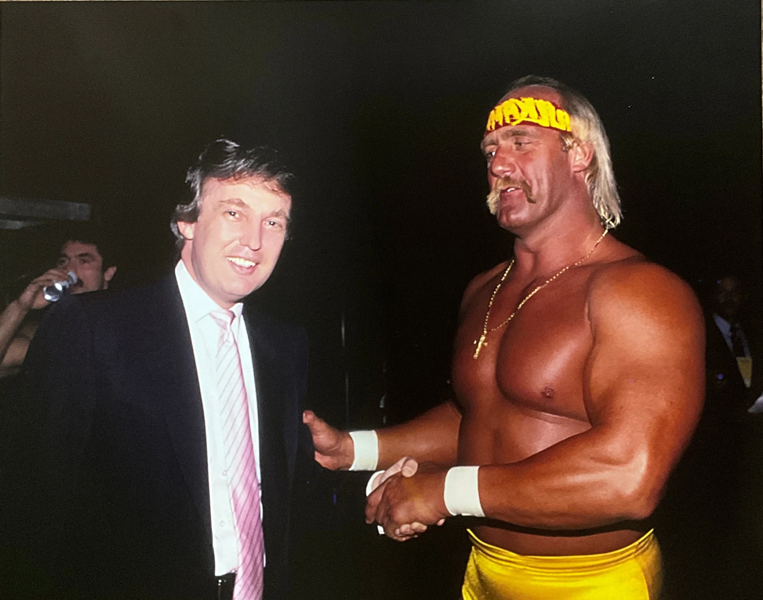 Hulk Hogan Donald Trump Handshake 16x20 Poster UNSIGNED