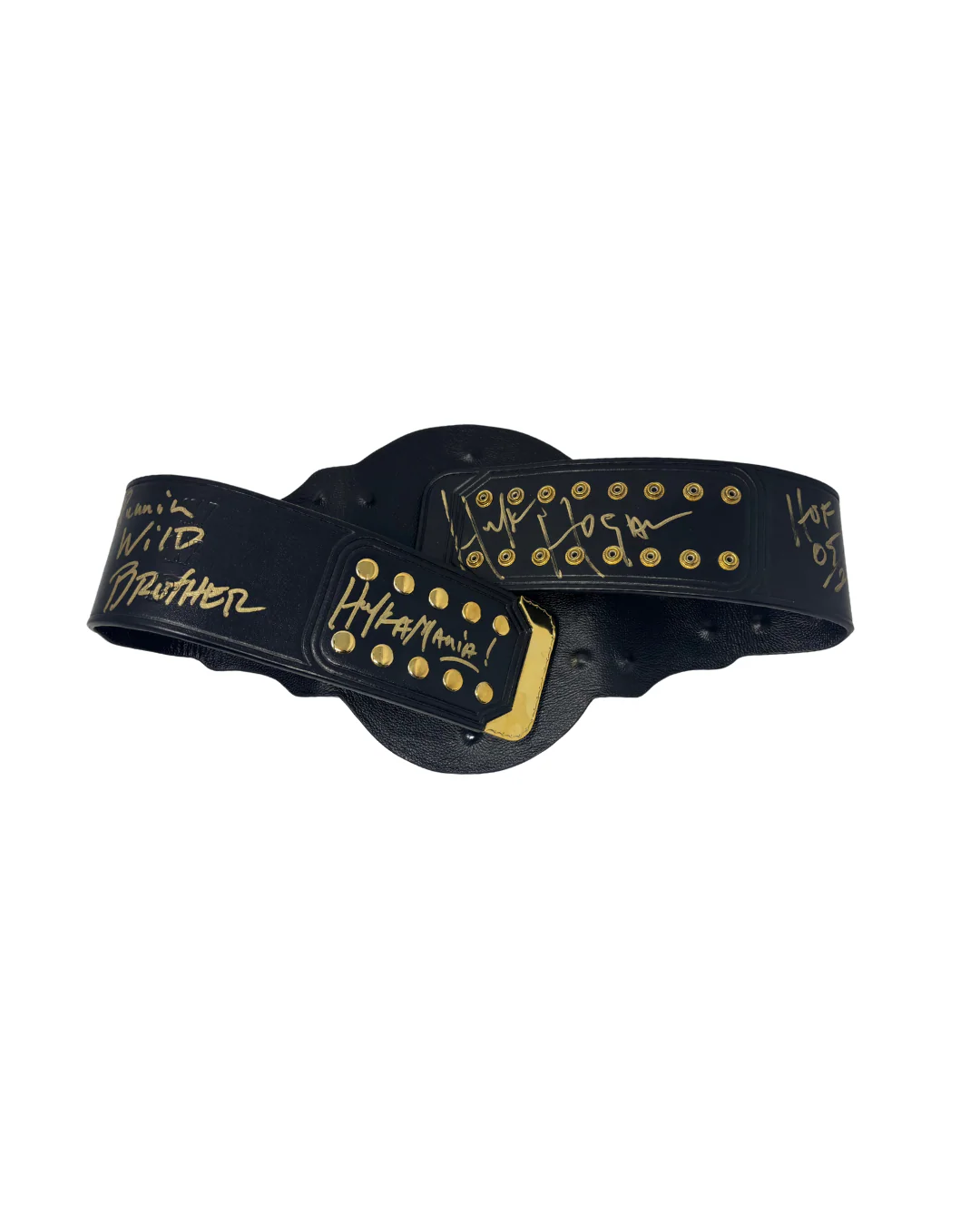Hulk Hogan Mystery Belt SIGNED - Image 2