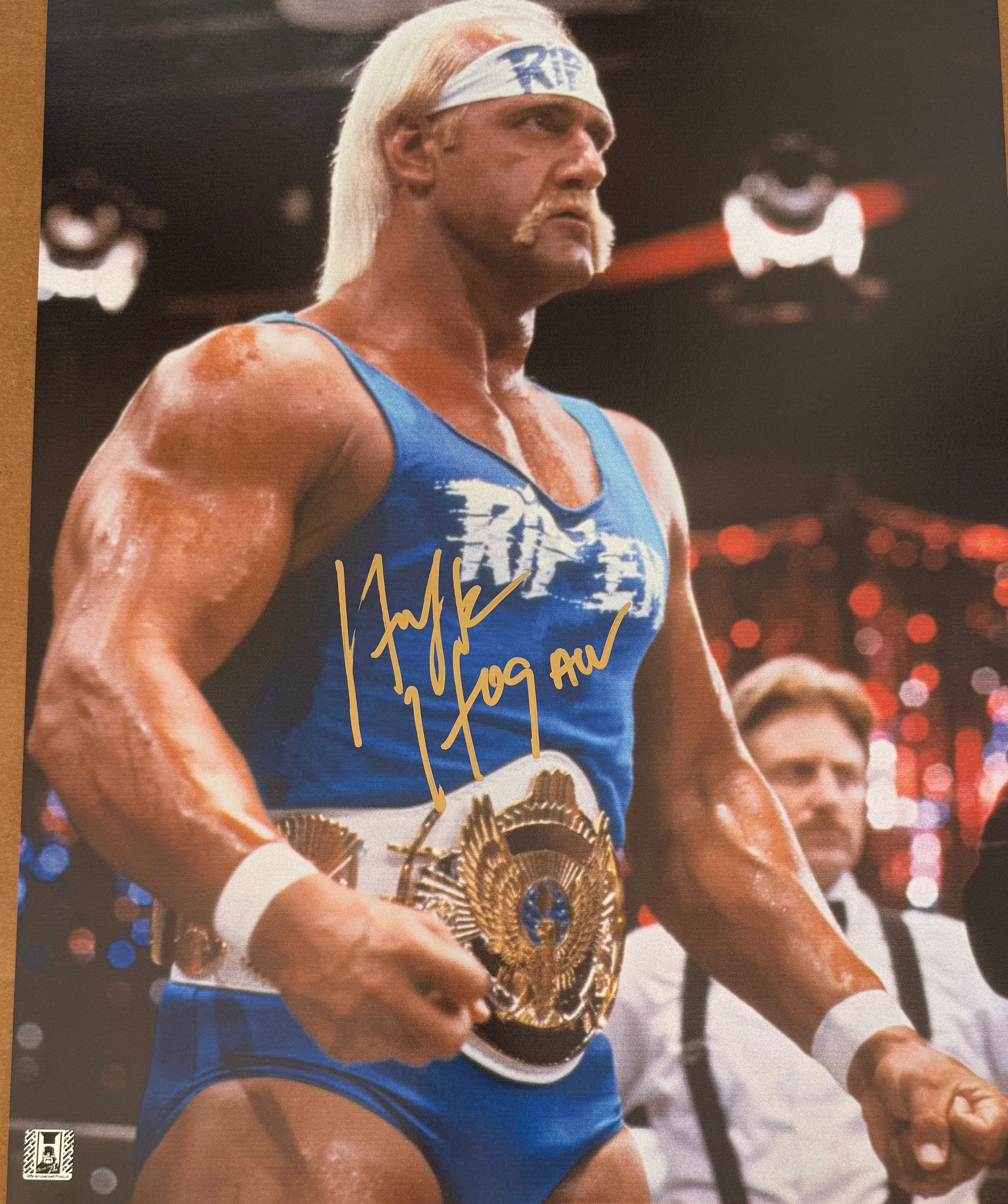 Hulk Hogan No Holds Barred Autographed 16x20 Poster - Image 2