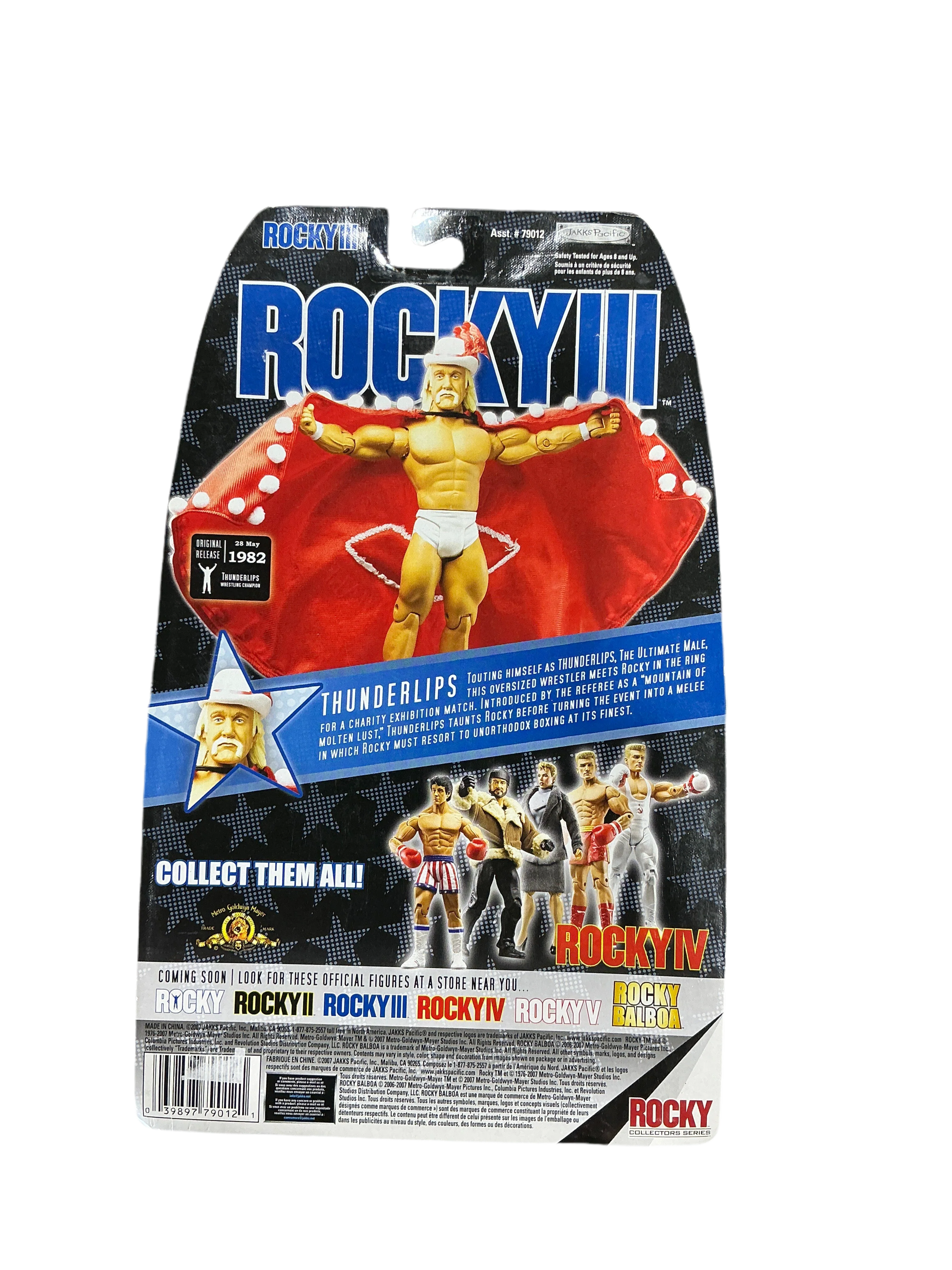Rocky III Thunderlips Autographed Action Figure - Image 2
