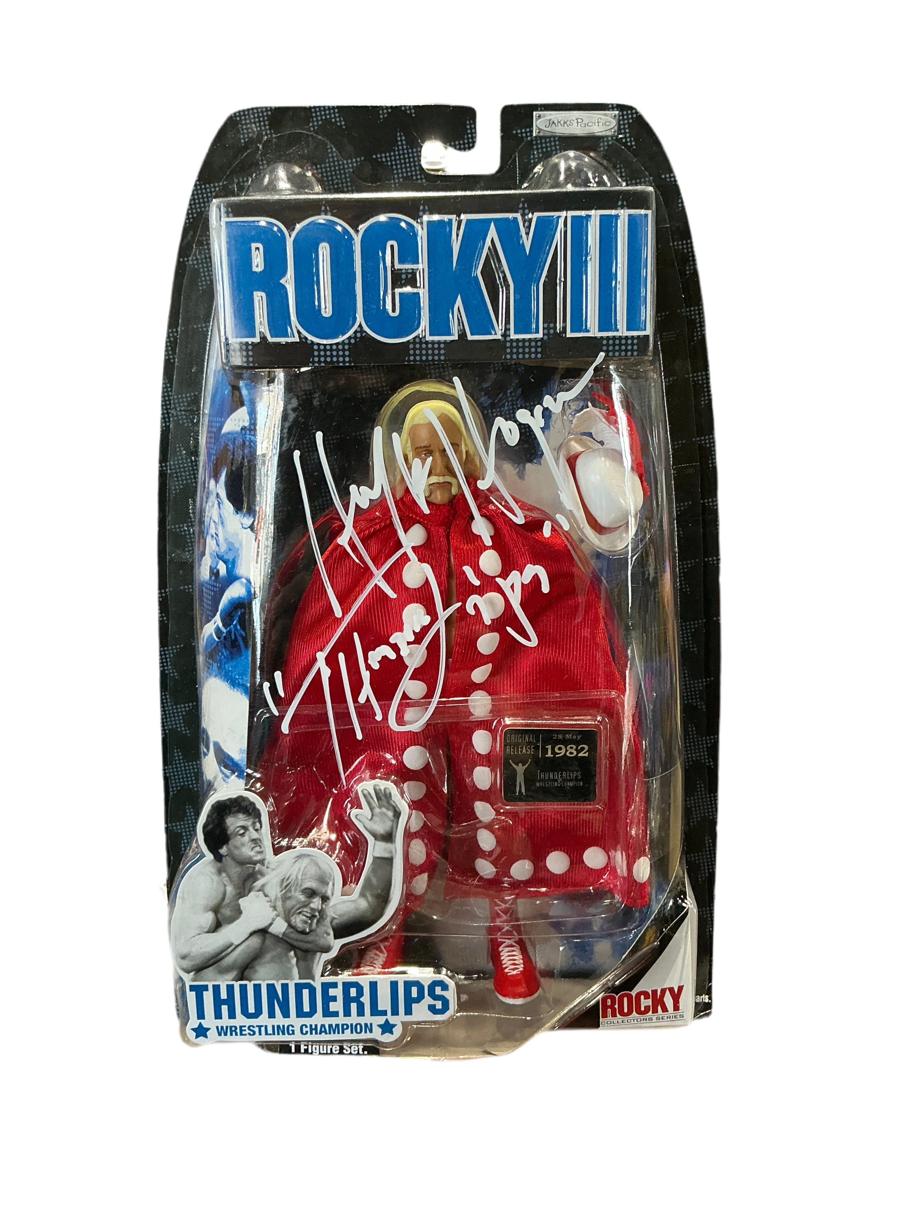 Rocky III Thunderlips Autographed Action Figure - Image 3