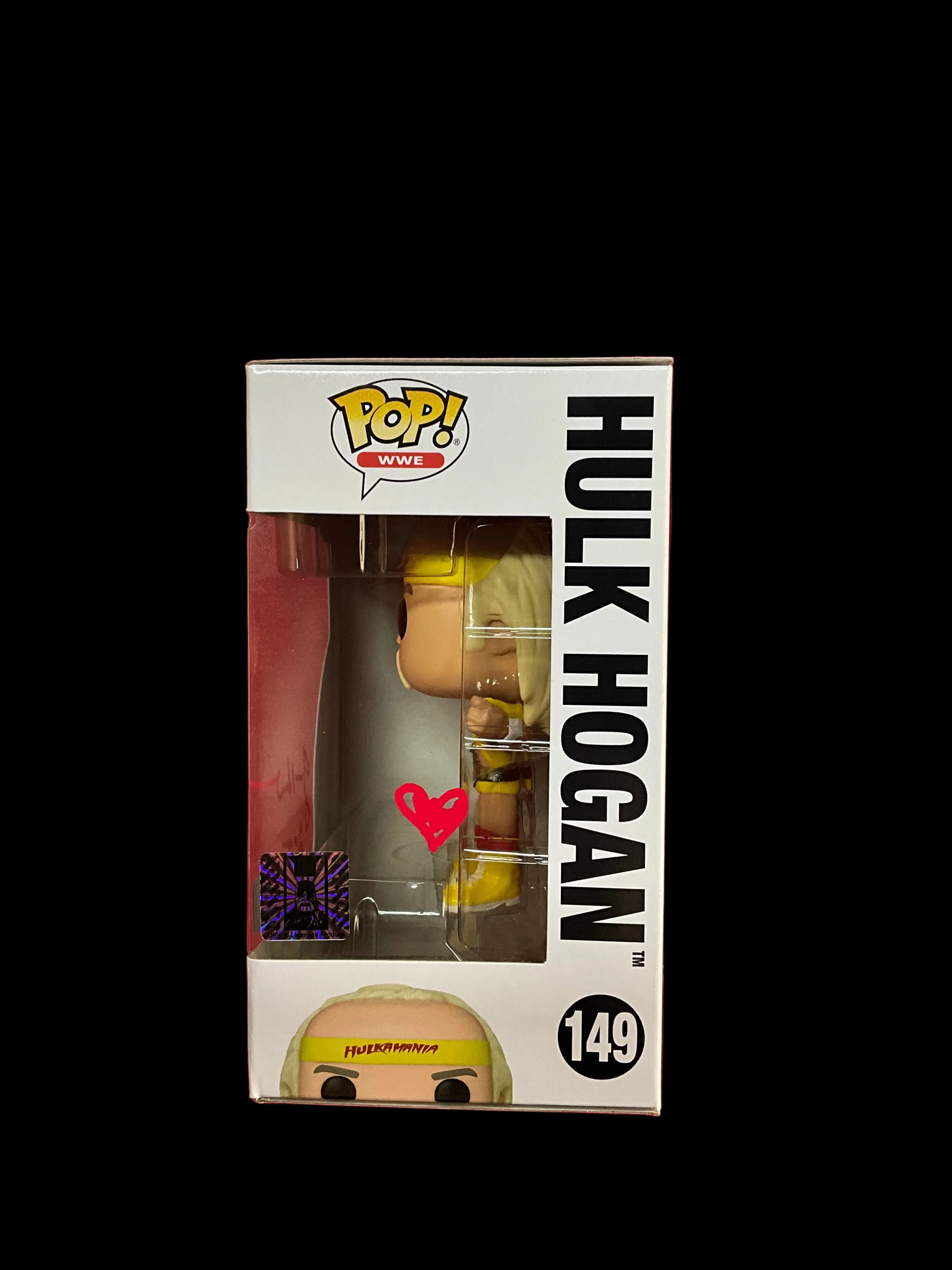 Jimmy Hart Autographed Hulk Hogan Funko Pop #149 - Image 2