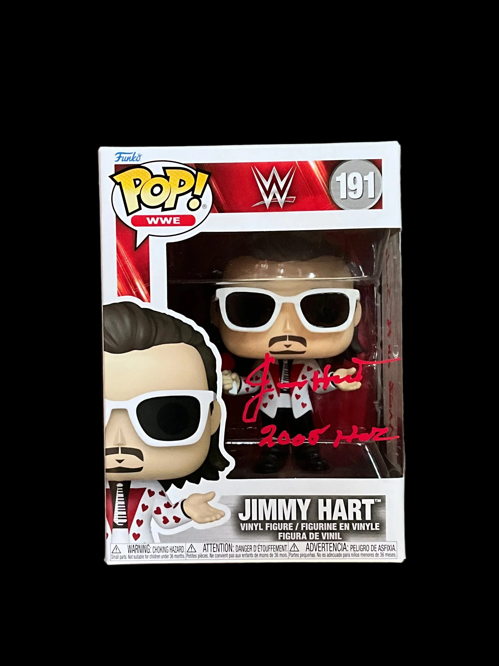 Signed Jimmy Hart Funko Pop! #191