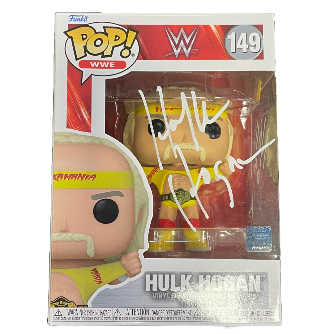 Signed Hulk Hogan Hulkamania Funko Pop! #149 - Image 5
