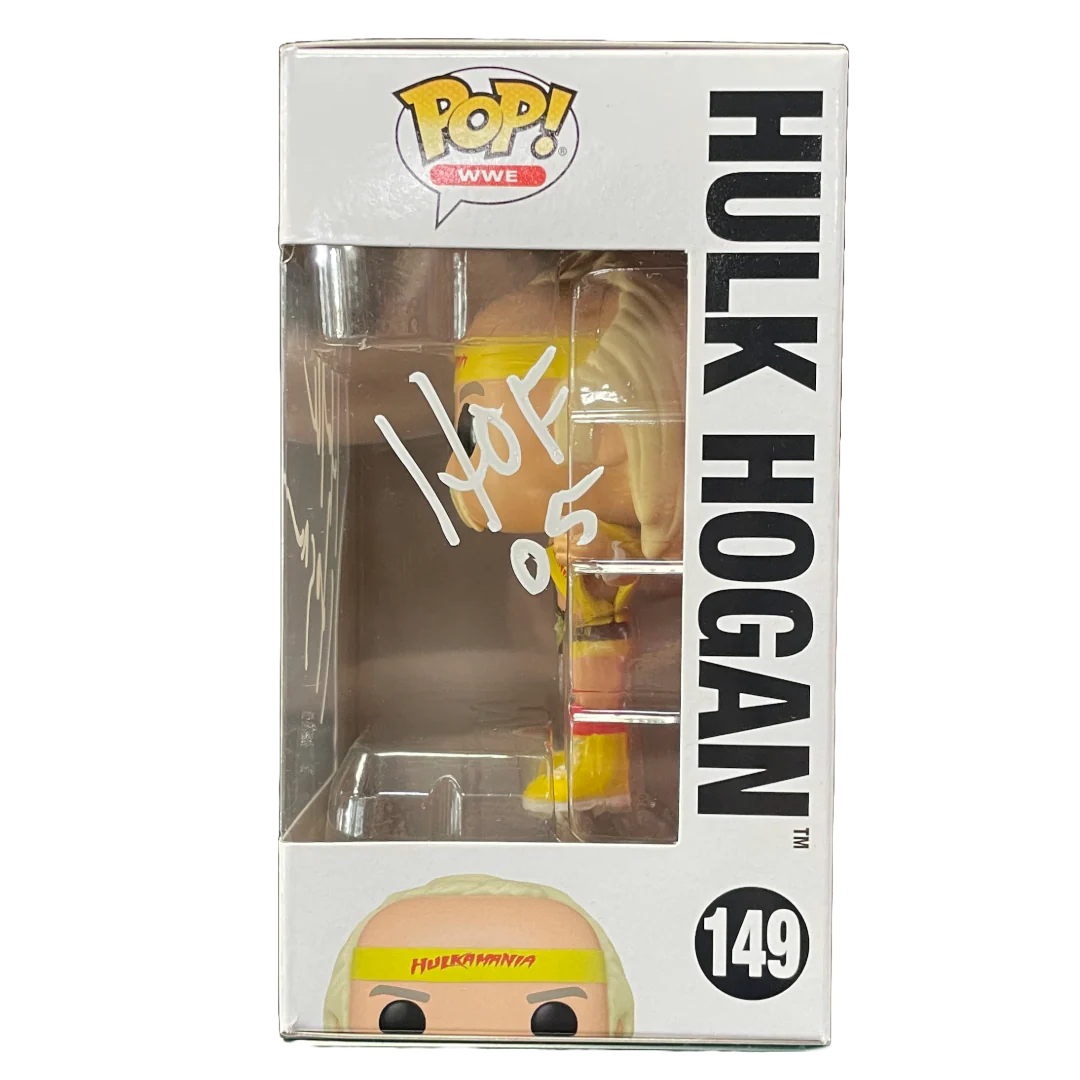 Signed Hulk Hogan Hulkamania Funko Pop! #149 - Image 6