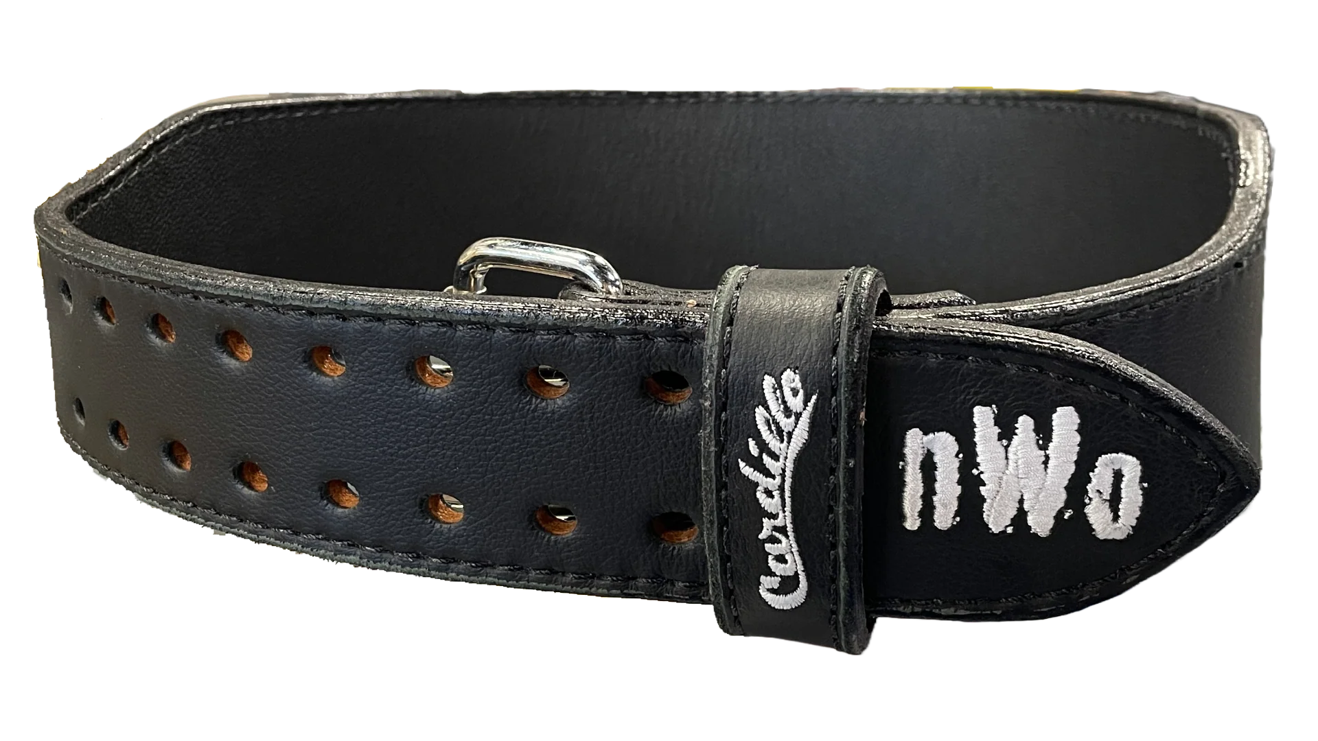 Black nWo Logo Cardillo Weight Belt - Image 2