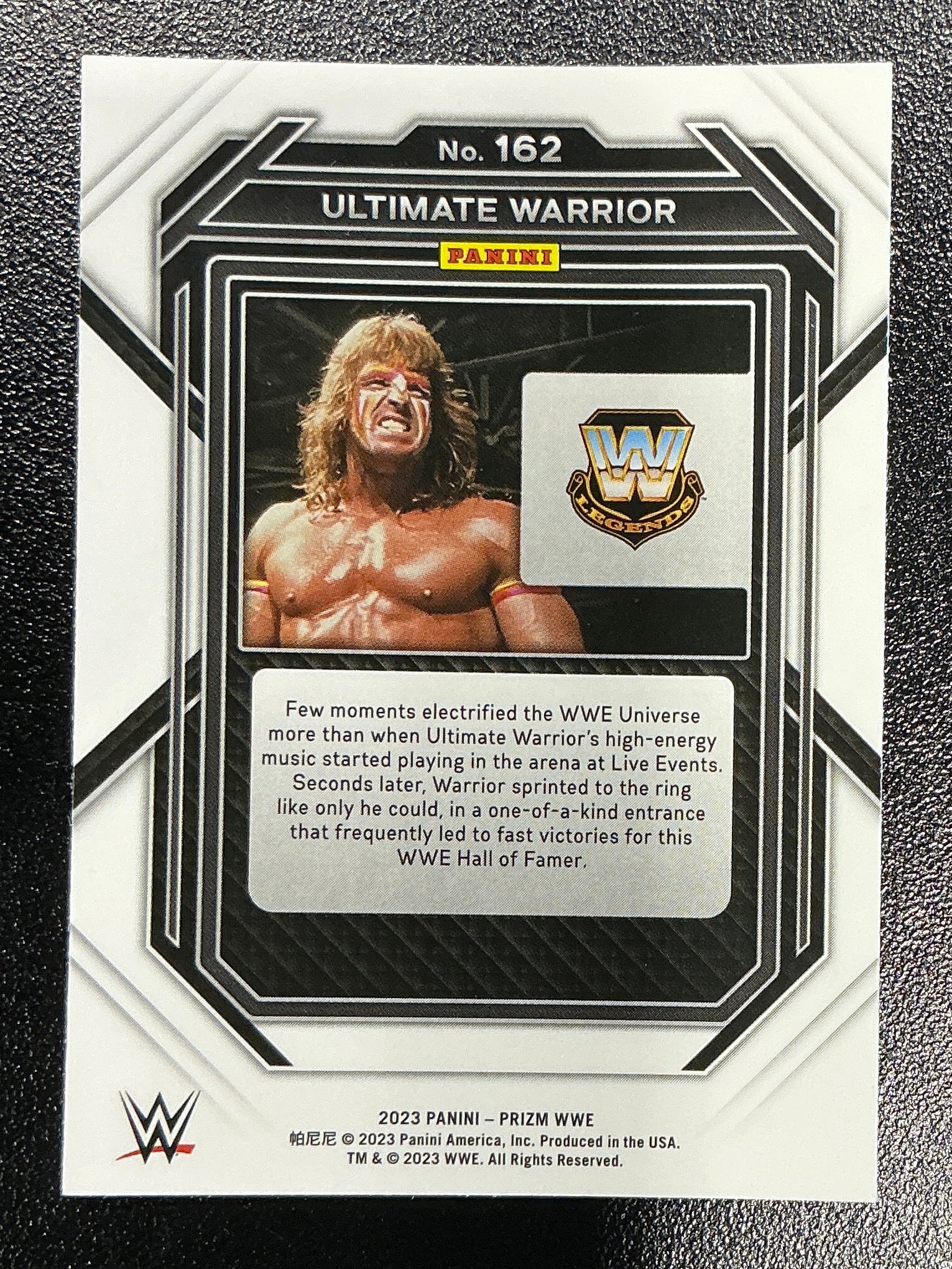 Panini Prizm Ultimate Warrior #162 Trading Card - Image 2