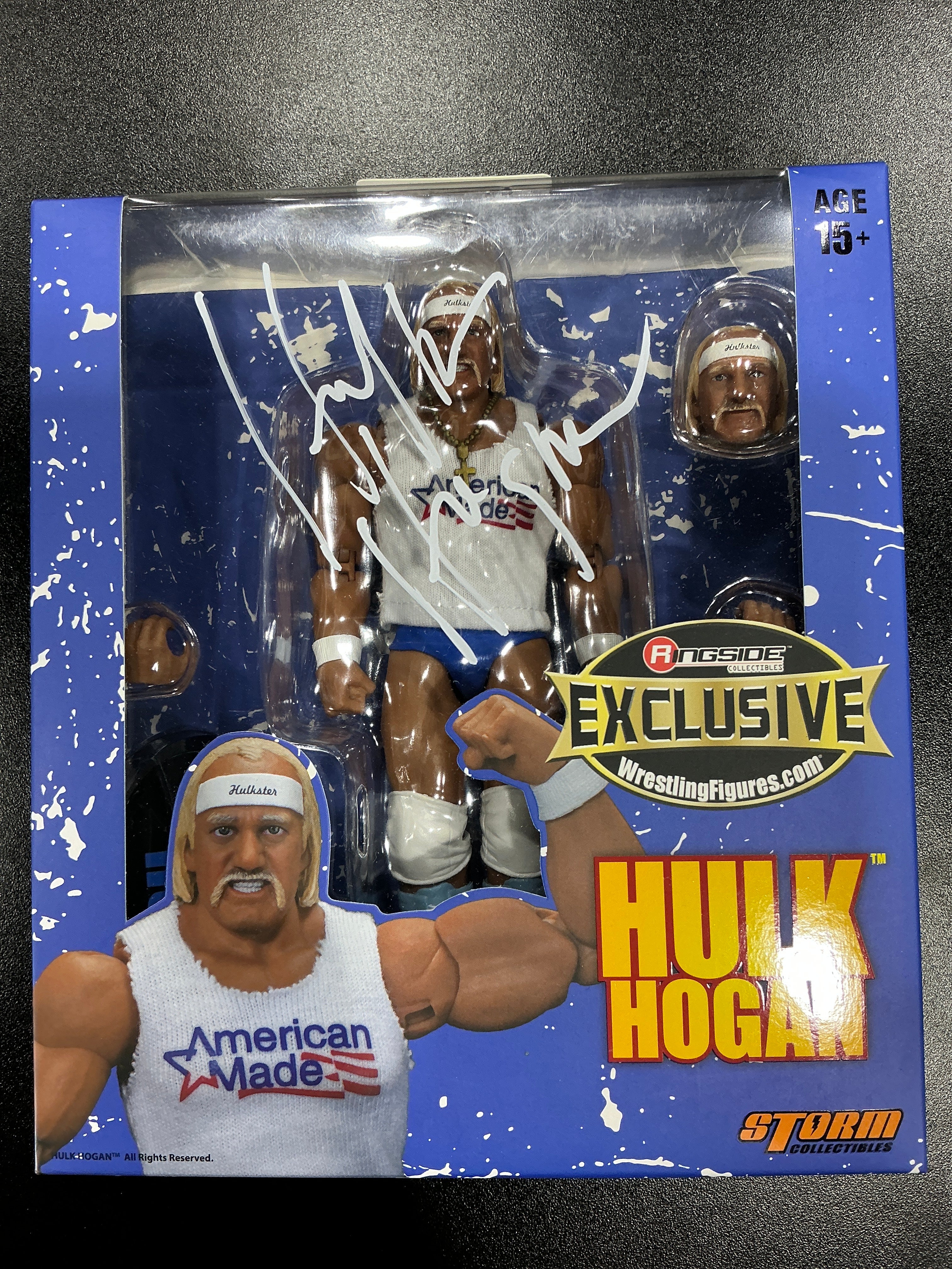 Signed Hulk Hogan American Made Ringside Exclusive Storm Figure - Image 2