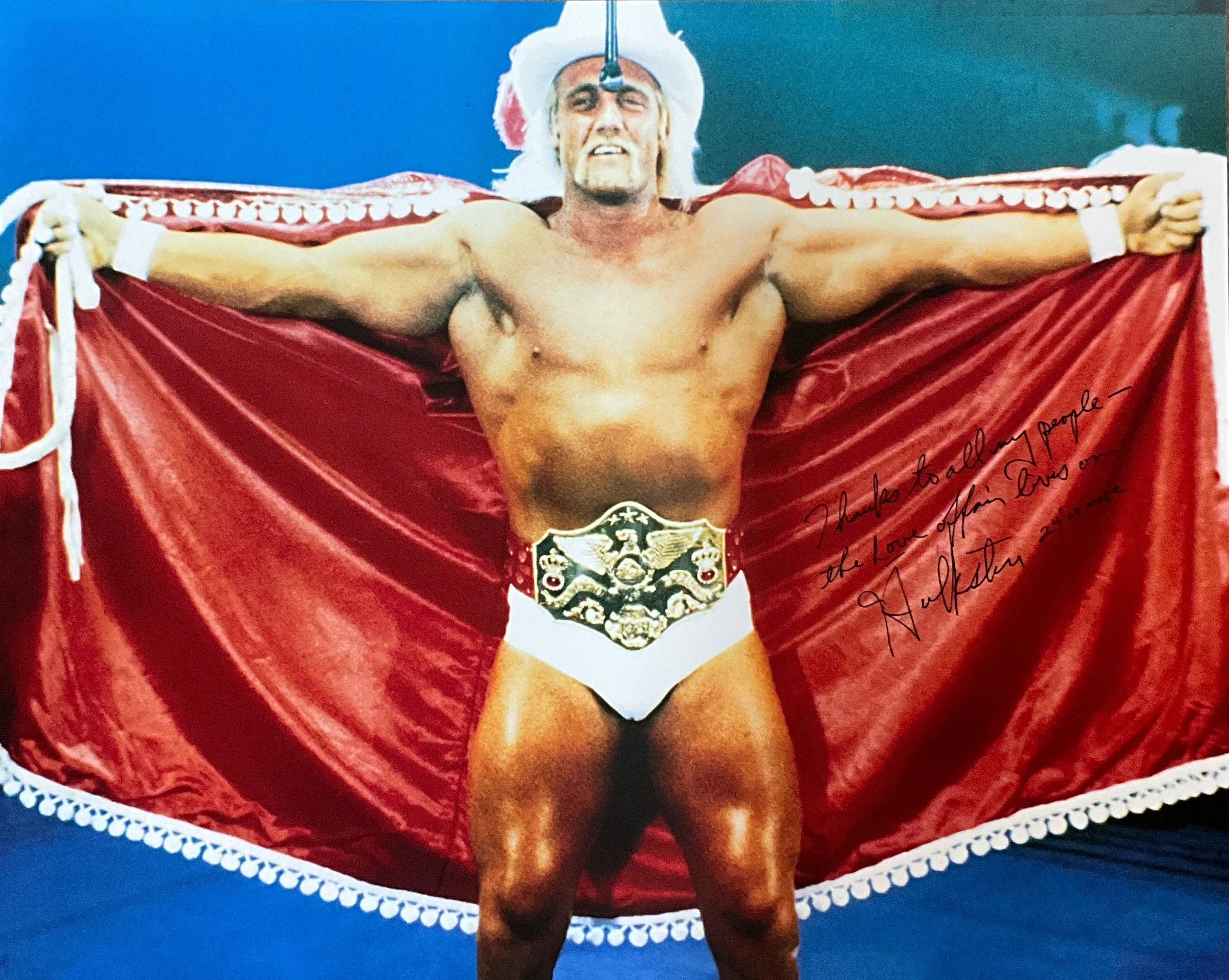 Rocky III Thunderlips Extended Cape 16x20 Poster (Printed Autograph) UNSIGNED