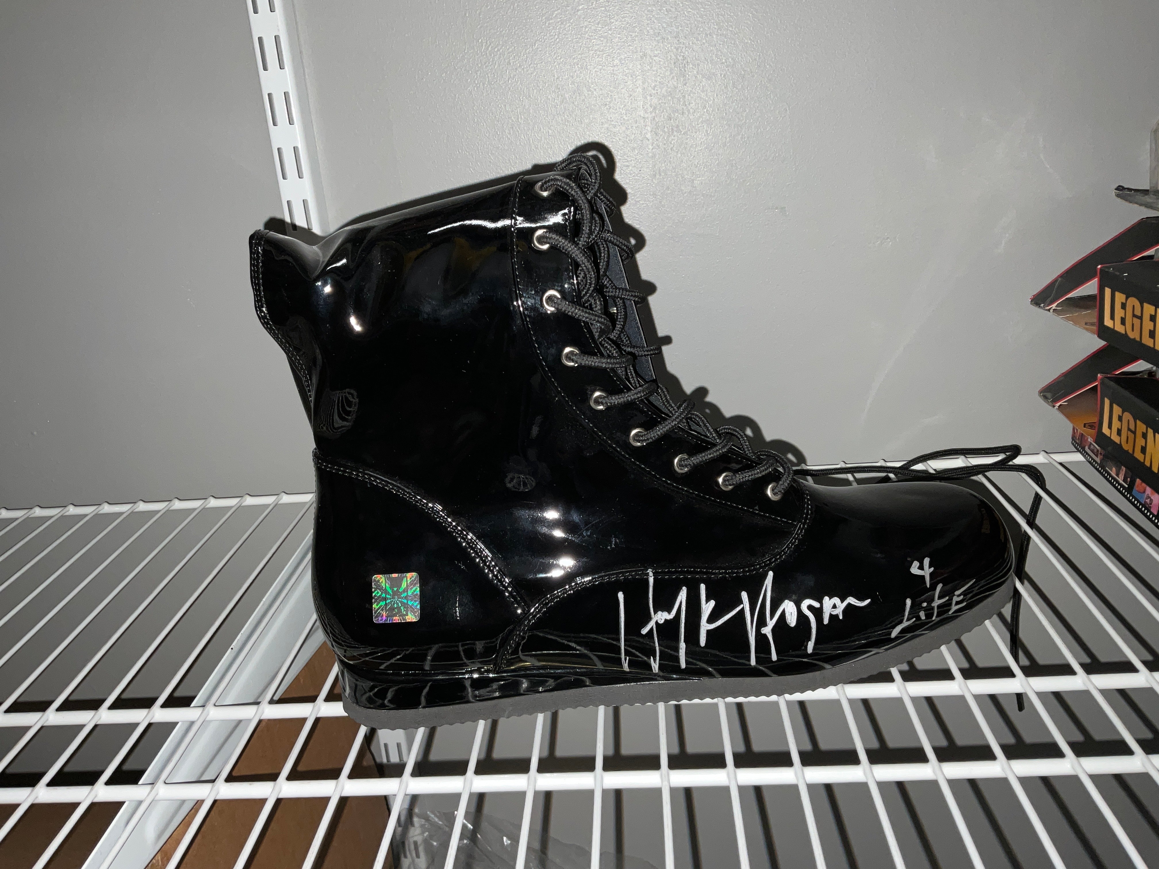 Signed wrestling boot - Image 2