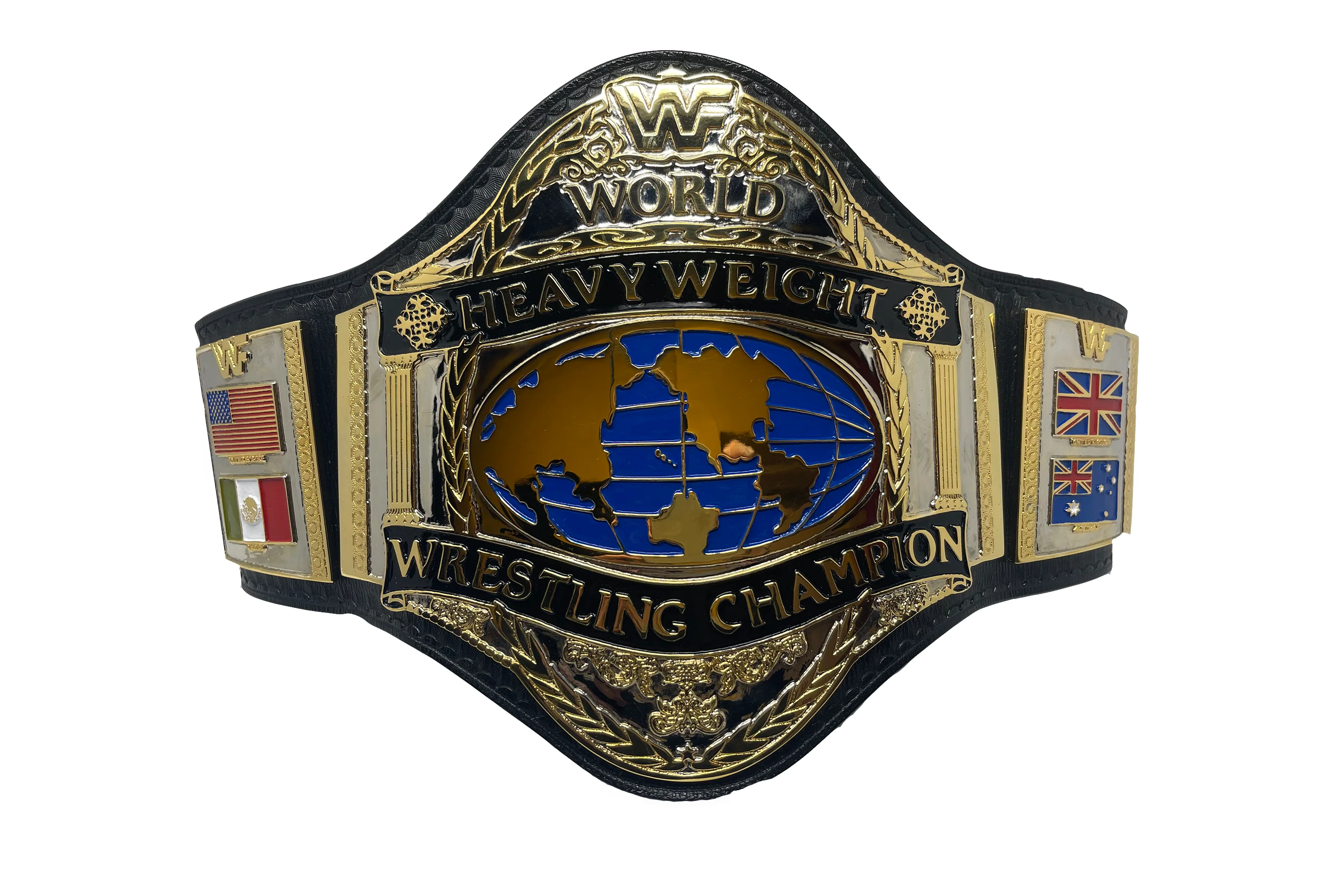 Autographed Hulk Hogan 1986 World Heavyweight Championship Replica Title Belt (24K Gold Plated - Handmade Leather)