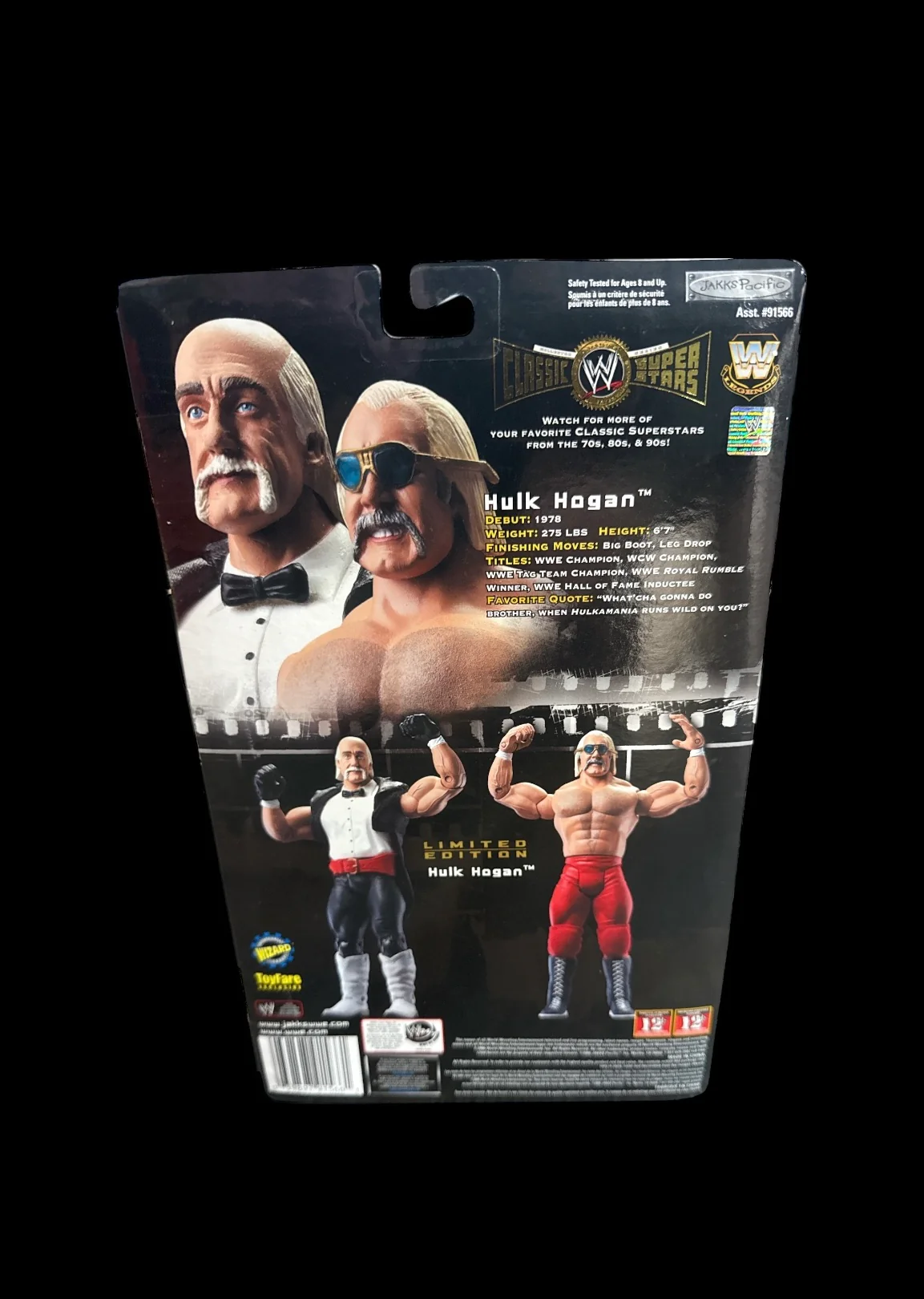 WWE Classic Superstars Hulk Hogan Figure - Limited Edition 1 of 3,000 - Image 2