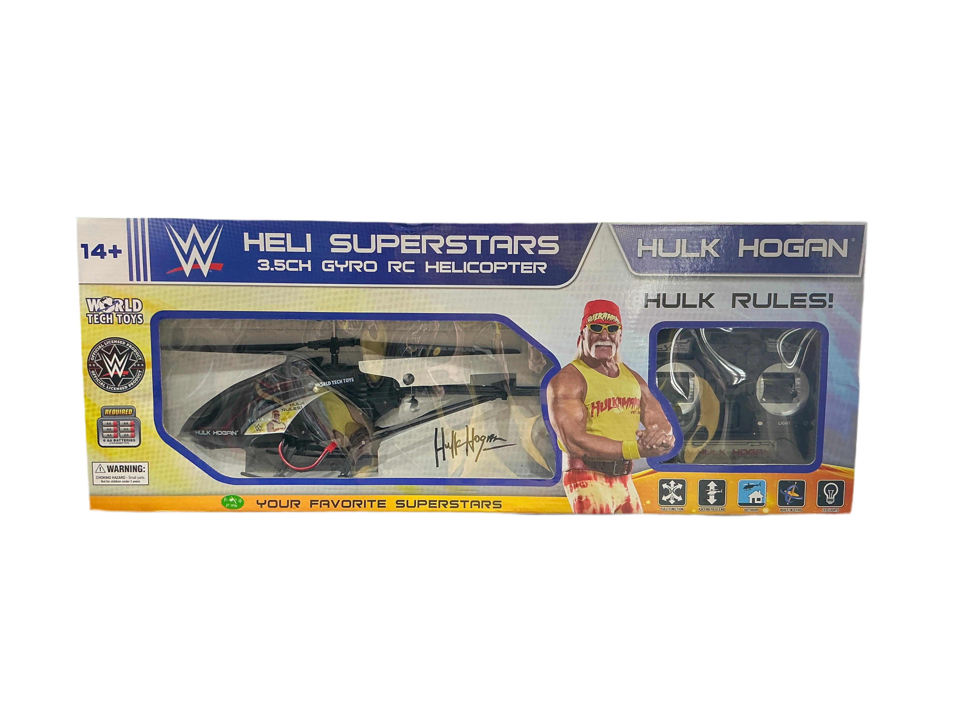 WWE Heli Superstars Hulk Hogan Helicopter - Image 2