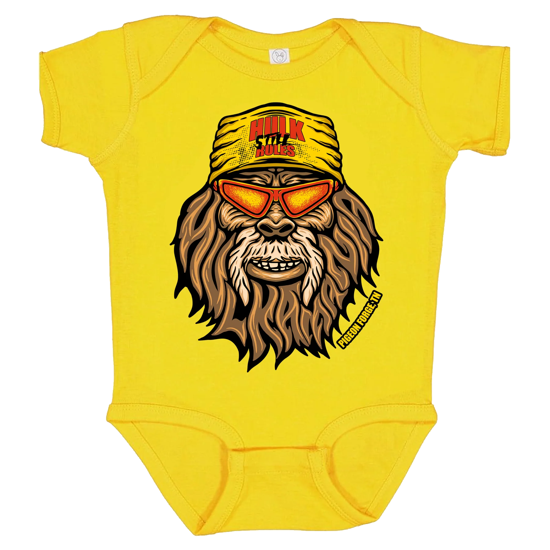 Yellow Hulk Still Rules Hulksquatch Infant Onesie